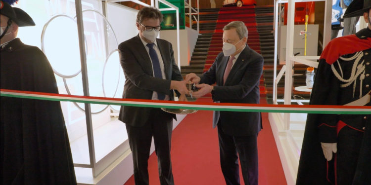 Draghi e Giorgetti inaugurano la mostra “Italia Geniale”