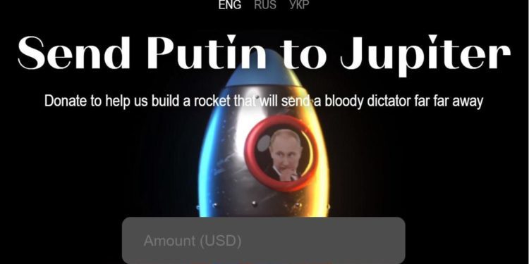 ‘Mandiamo Putin su Giove con un razzo’, raccolti 2 milioni di dollari