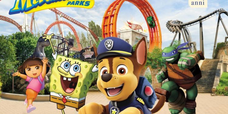 Mirabilandia, nel parco arrivano i personaggi di Nickelodeon